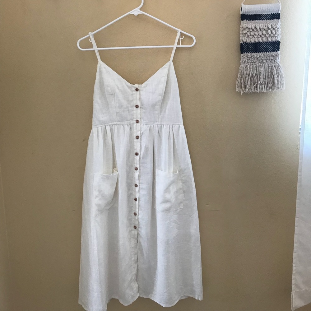 Button down linen dress from Hello Molly large